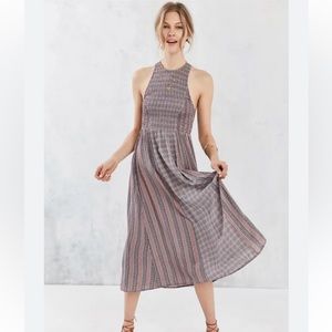 Kimchi Blue Jocelyn Smocked Midi Dress